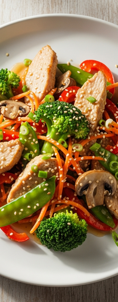 Turkey and Veggie Stir-Fry