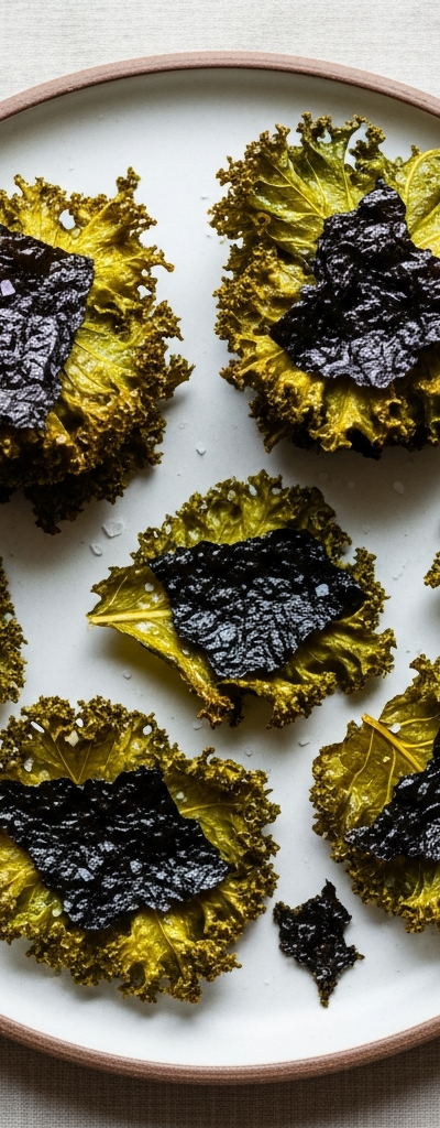 Crispy Kale and Seaweed Chips