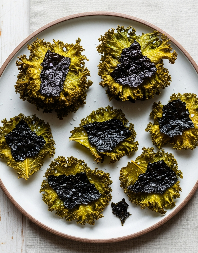 Crispy Kale and Seaweed Chips