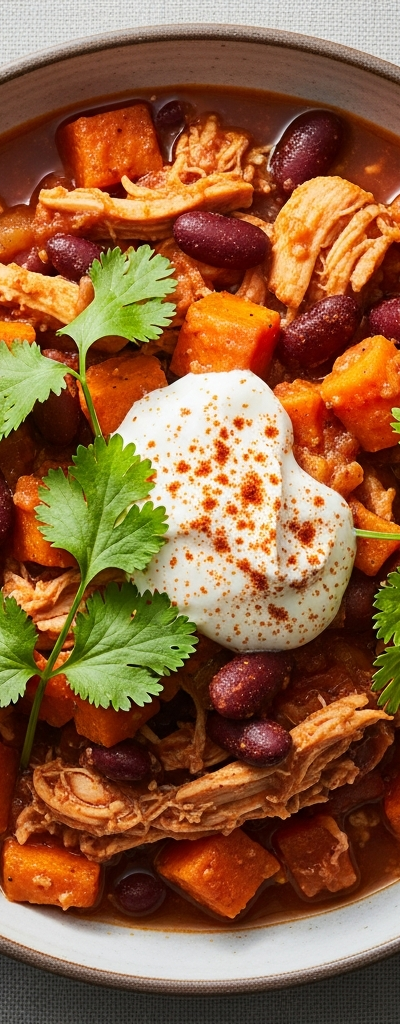 Sweet Potato Chicken Chili