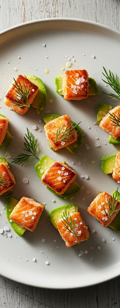 Salmon and Avocado Oven Bites