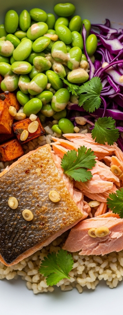 Sweet Potato & Salmon Grain Bowl