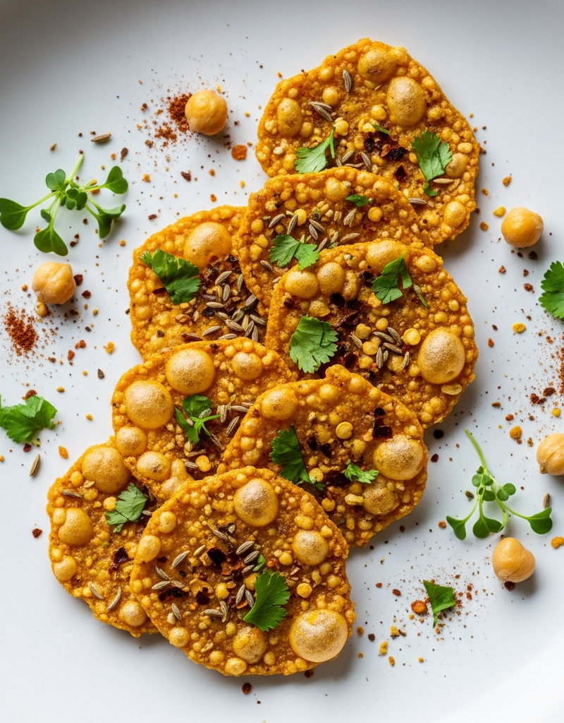 Spiced Chickpea Crackers