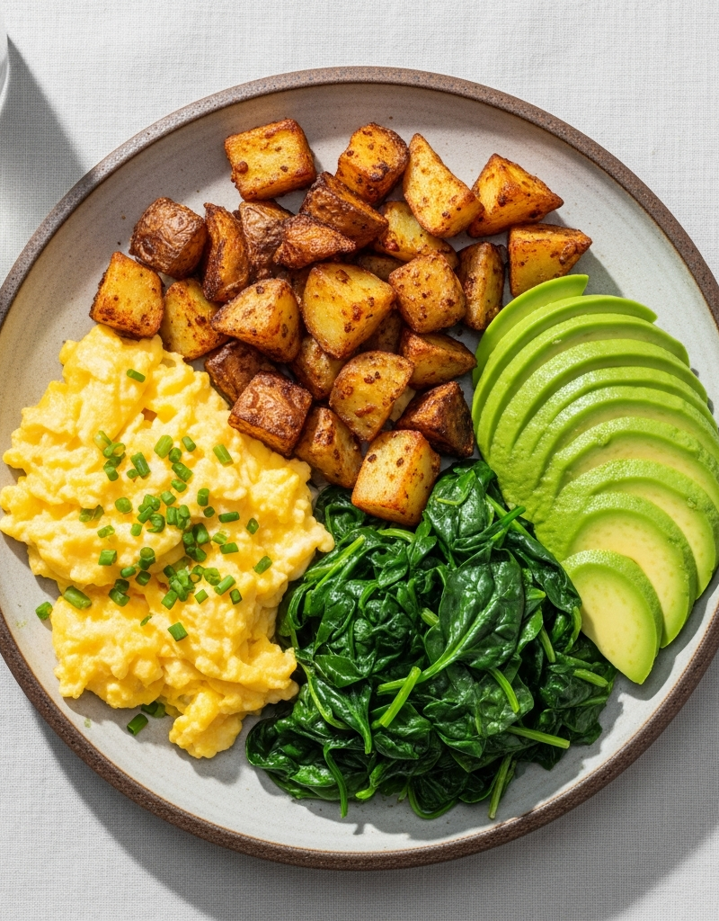 Vegetarian Breakfast Plate