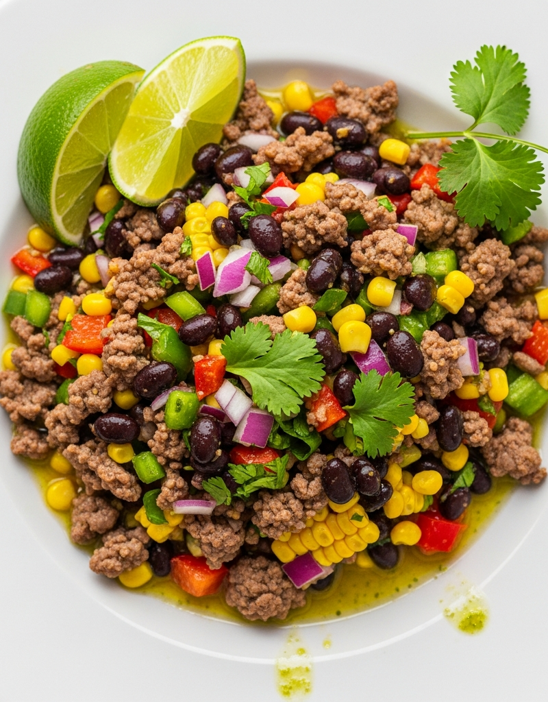 Zesty Beef and Bean Salad