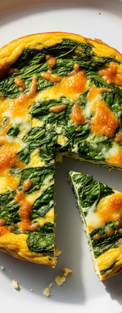 Cheese and Spinach Frittata