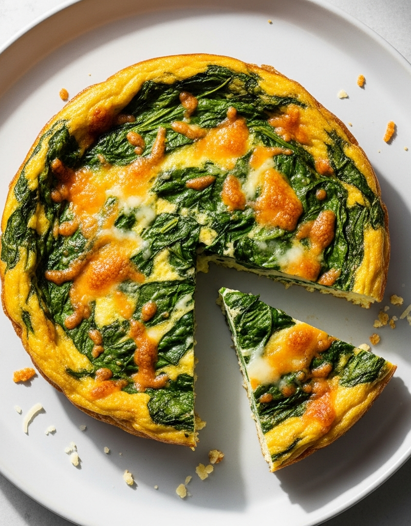 Cheese and Spinach Frittata