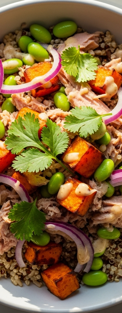 Sweet Potato and Tuna Grain Bowl