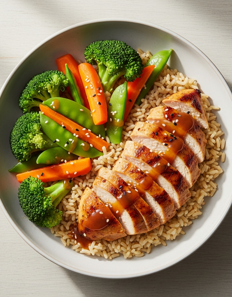 Healthy Chicken Teriyaki Bowl