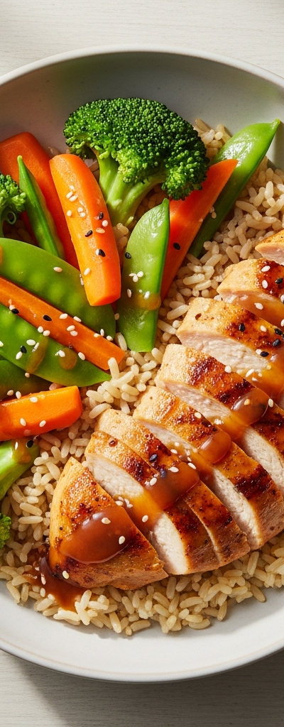 Healthy Chicken Teriyaki Bowl
