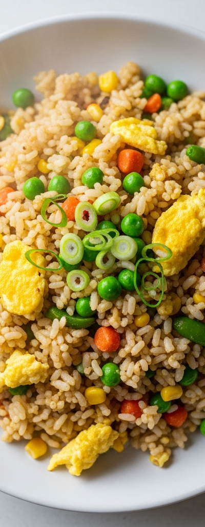 Egg Fried Rice with Vegetables