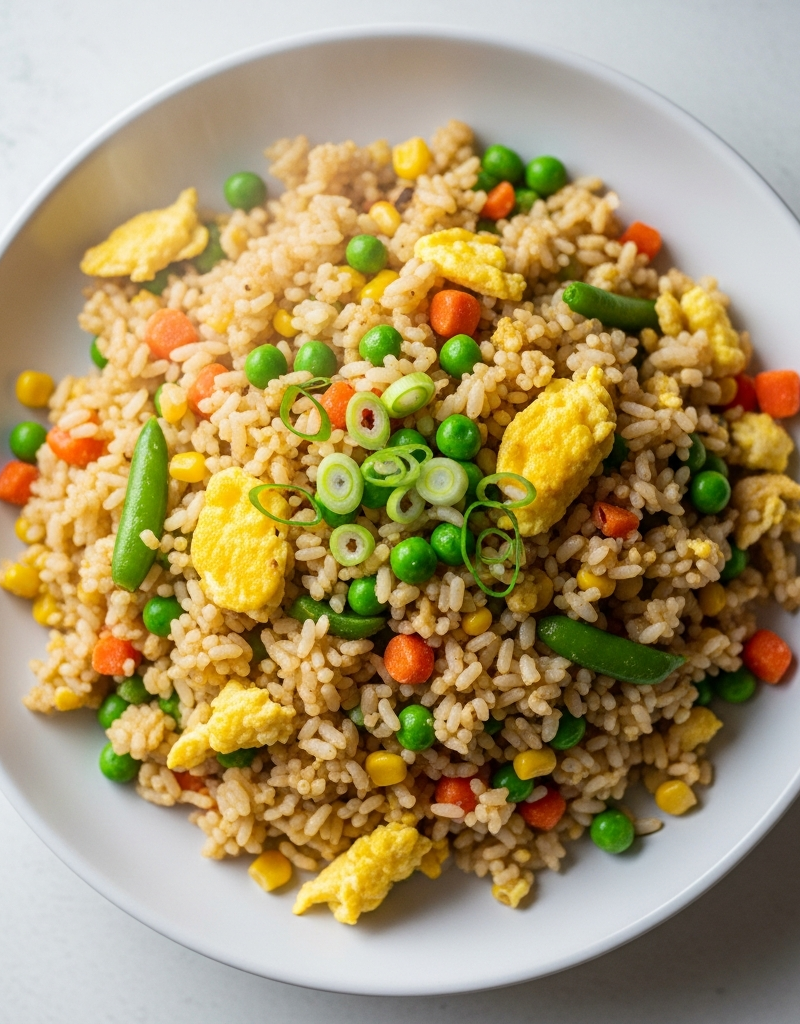 Egg Fried Rice with Vegetables