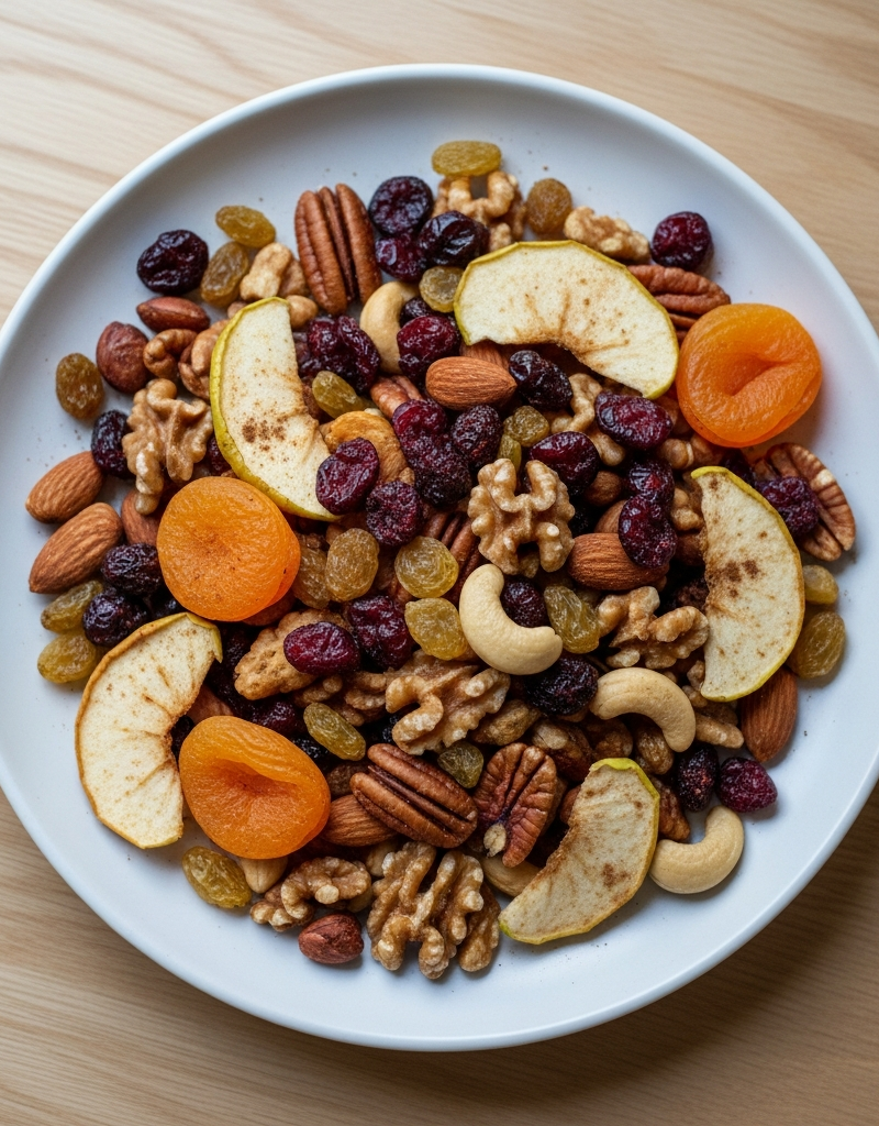 Cinnamon Spiced Fruit and Nut Mix
