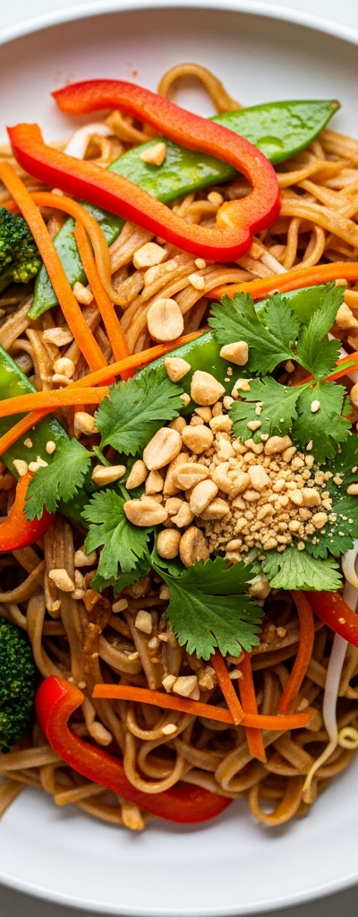 Homemade Vegetable Pad Thai