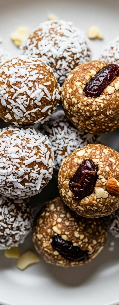 No-Bake Coconut Almond Energy Bites