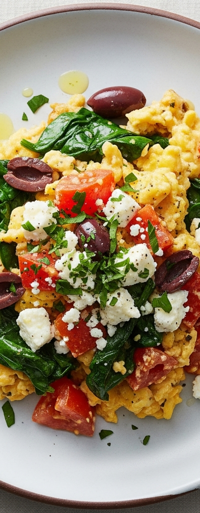 Mediterranean Breakfast Scramble