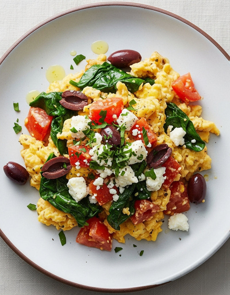 Mediterranean Breakfast Scramble