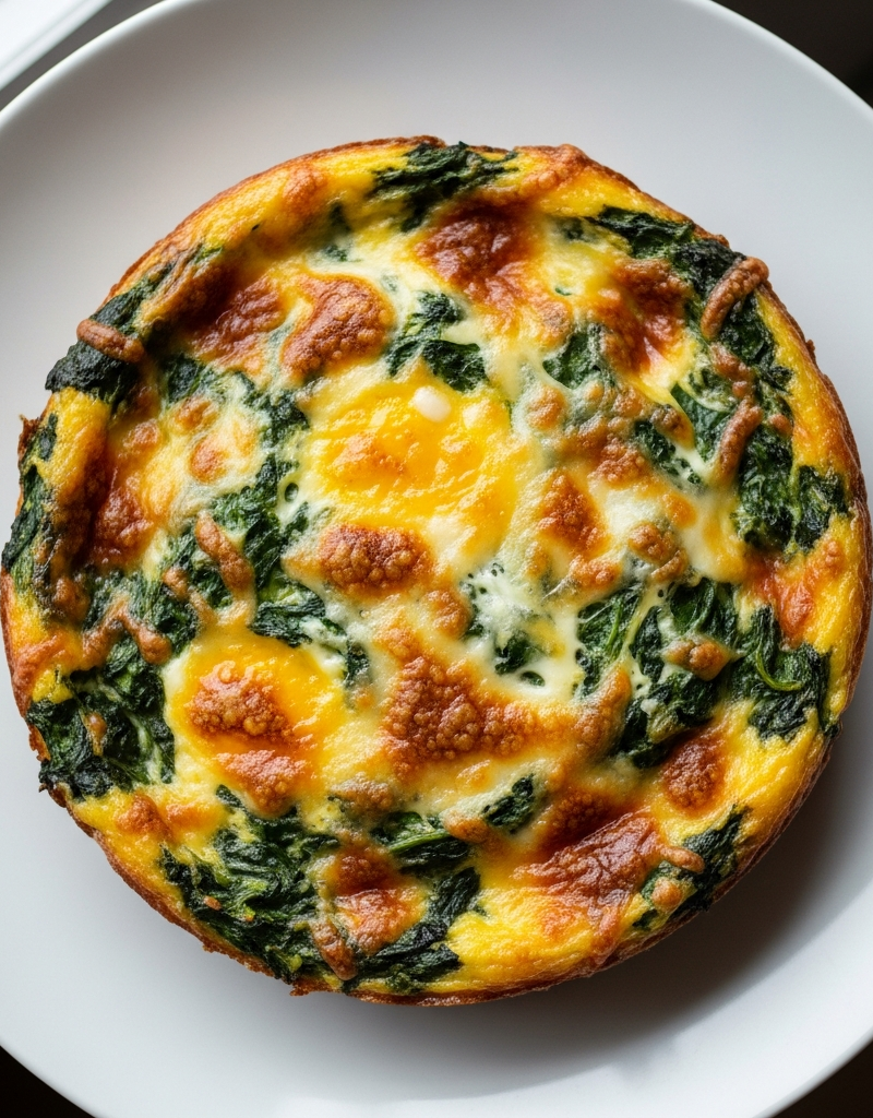 Egg and Spinach Gratin