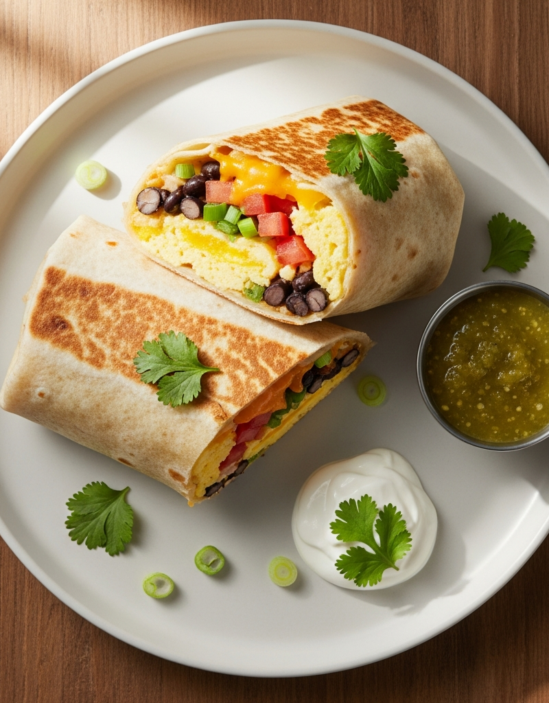 Savory Breakfast Burritos