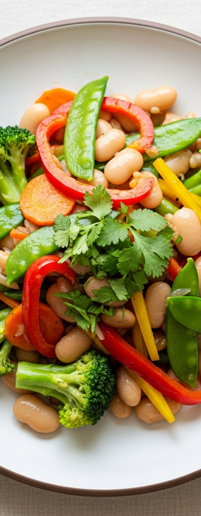 Butter Bean and Vegetable Stir-Fry