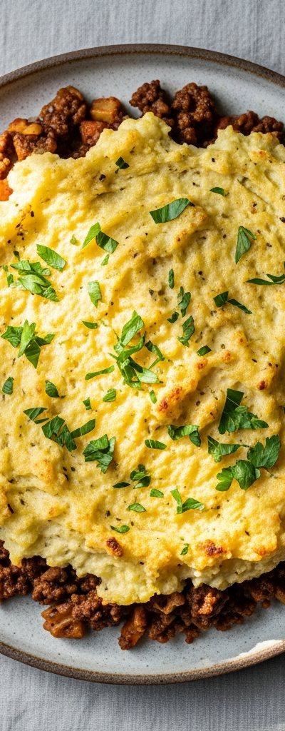 Beef and Cauliflower Mash Casserole