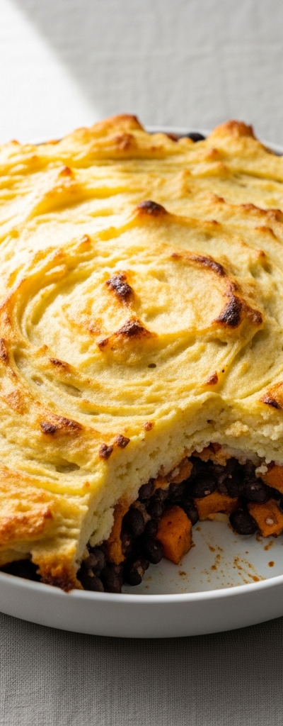 Black Bean and Sweet Potato Casserole