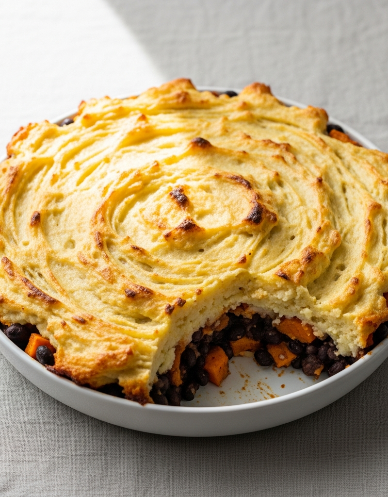 Black Bean and Sweet Potato Casserole