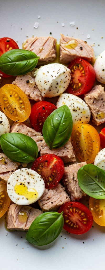 Tuna Caprese Salad