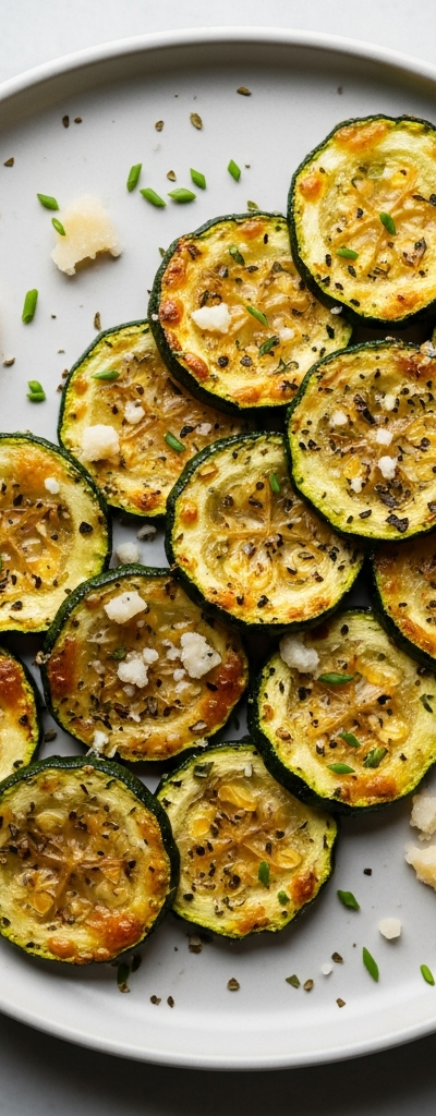 Baked Parmesan Zucchini Chips