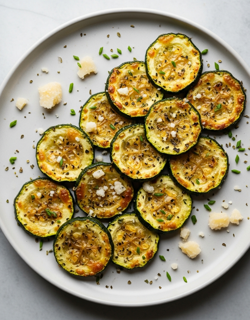 Baked Parmesan Zucchini Chips