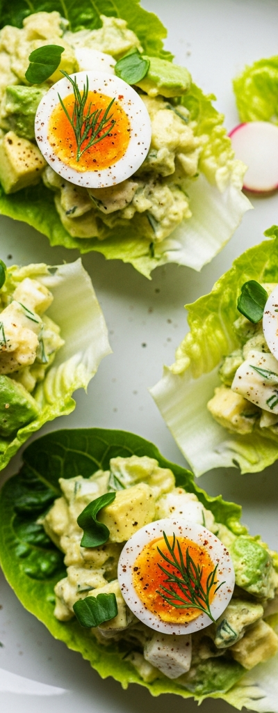 Avocado Egg Salad Cups