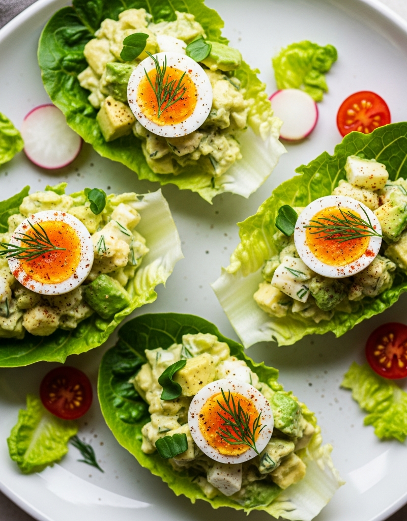 Avocado Egg Salad Cups