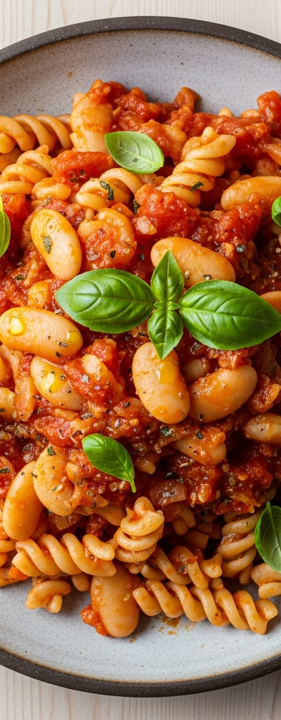 White Bean and Tomato Pasta Skillet