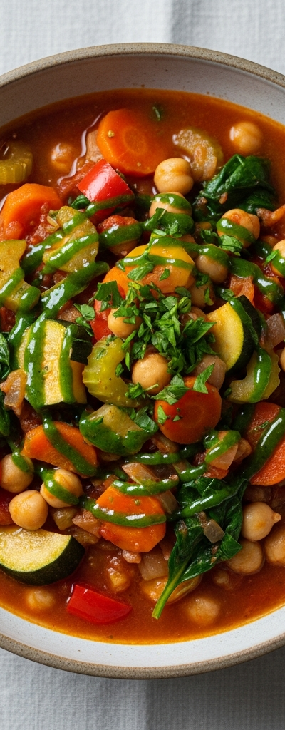 Vegan Chickpea and Vegetable Stew