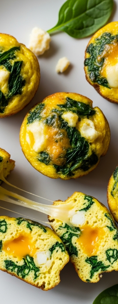 Spinach and Cheese Egg Bites