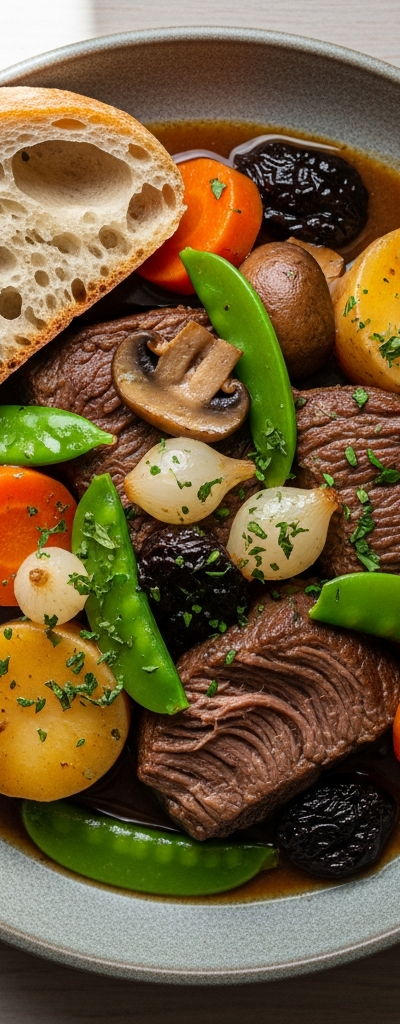 Slow-Cooked Beef and Vegetable Stew