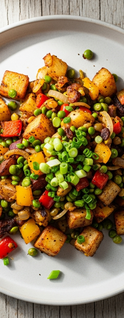Vegan Split Pea Breakfast Hash