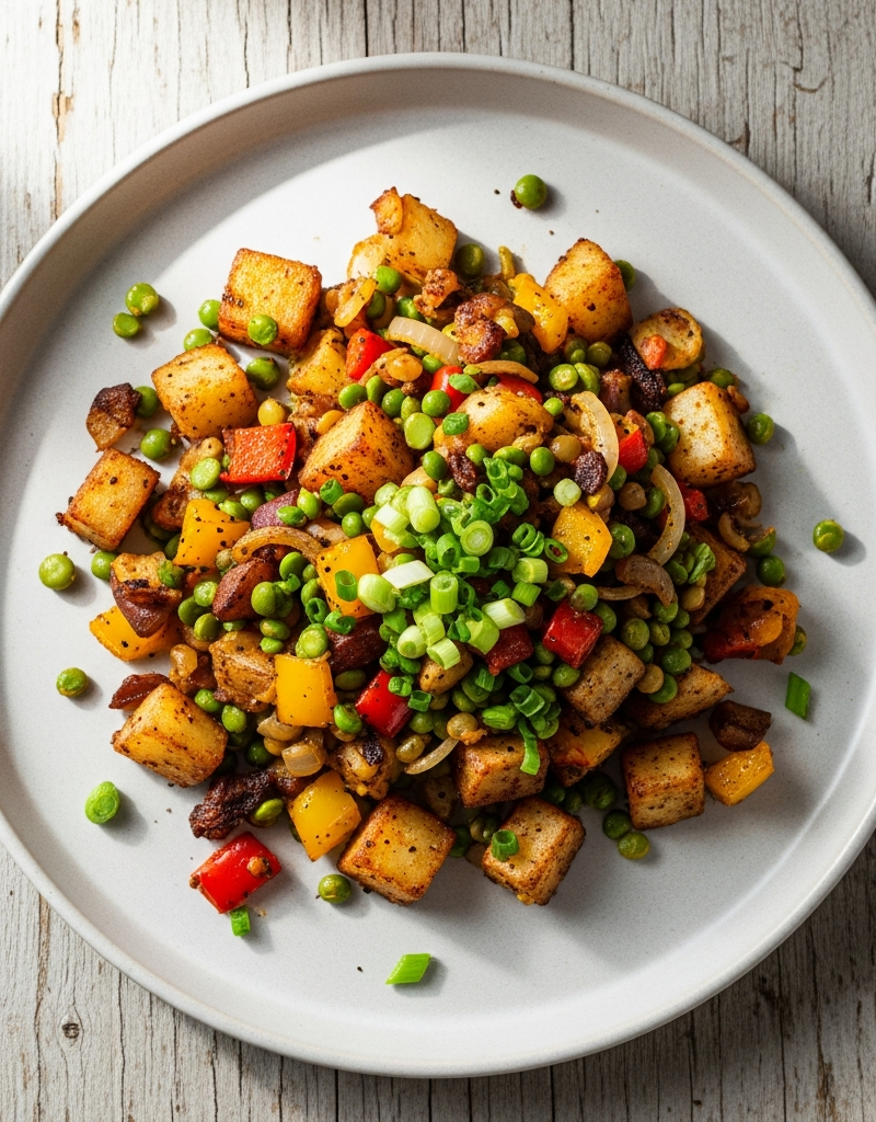 Vegan Split Pea Breakfast Hash
