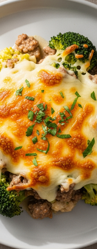 Beef and Broccoli Gratin