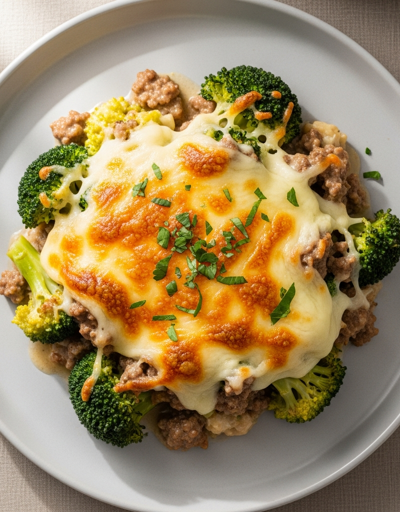 Beef and Broccoli Gratin