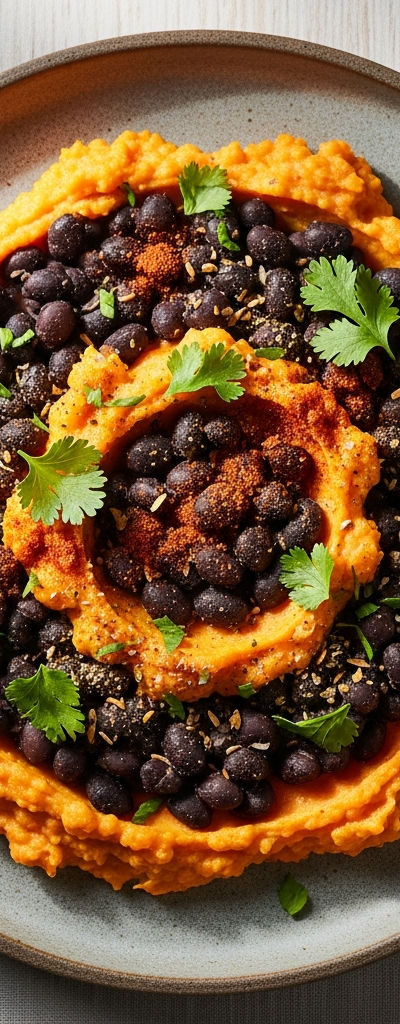 Sweet Potato and Black Bean Mash