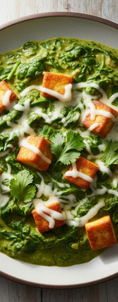Cheesy Spinach Paneer Curry