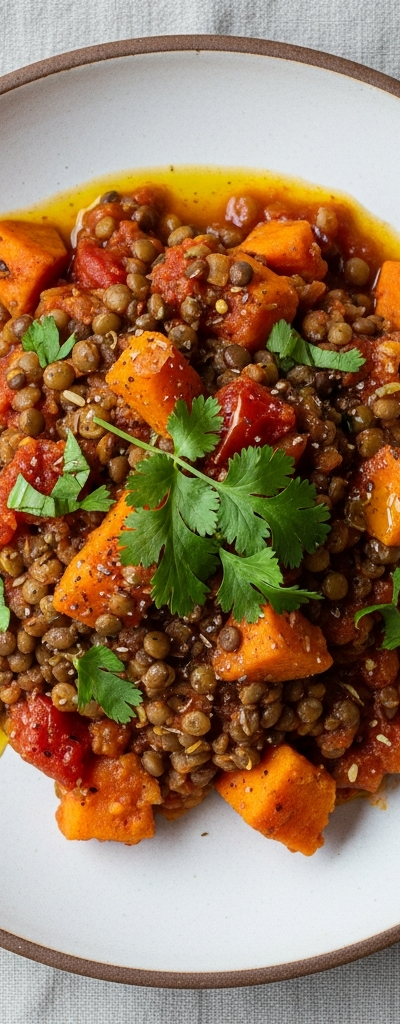 Sweet Potato and Lentil Tagine