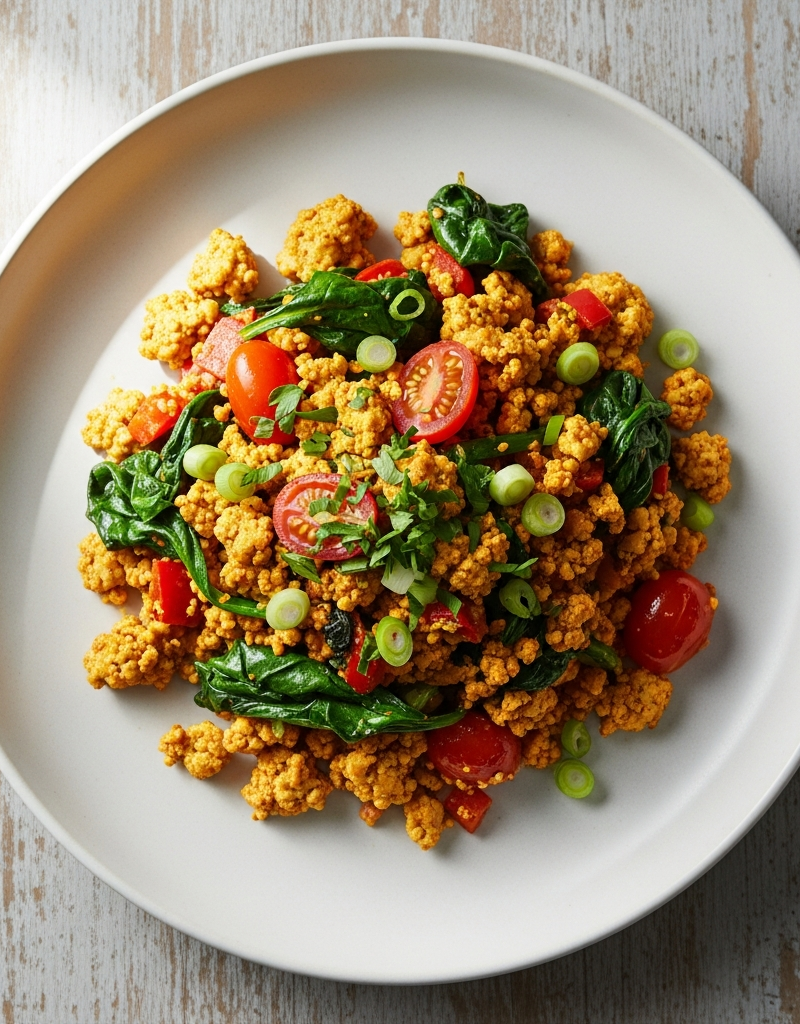 Vegan Breakfast Tofu Scramble