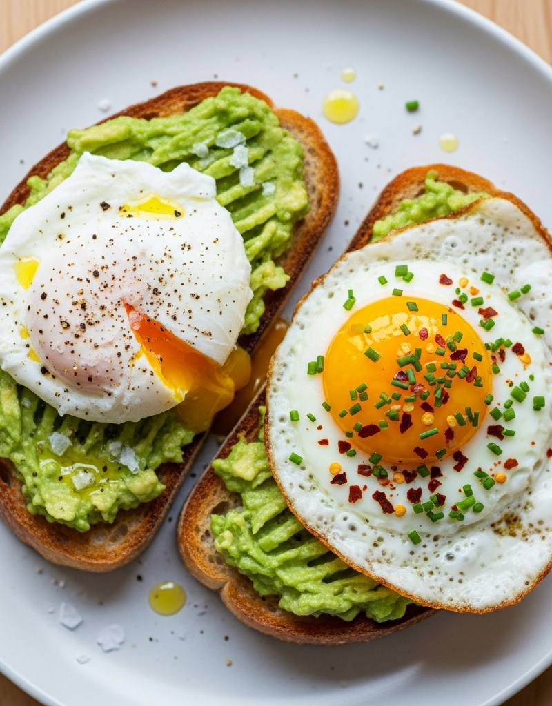 Avocado & Egg Breakfast Toast