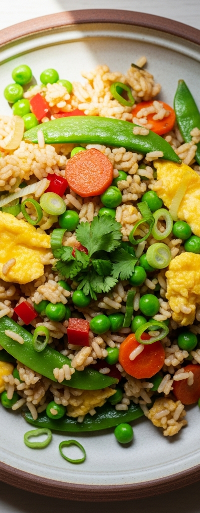 Vegetarian Egg Fried Rice