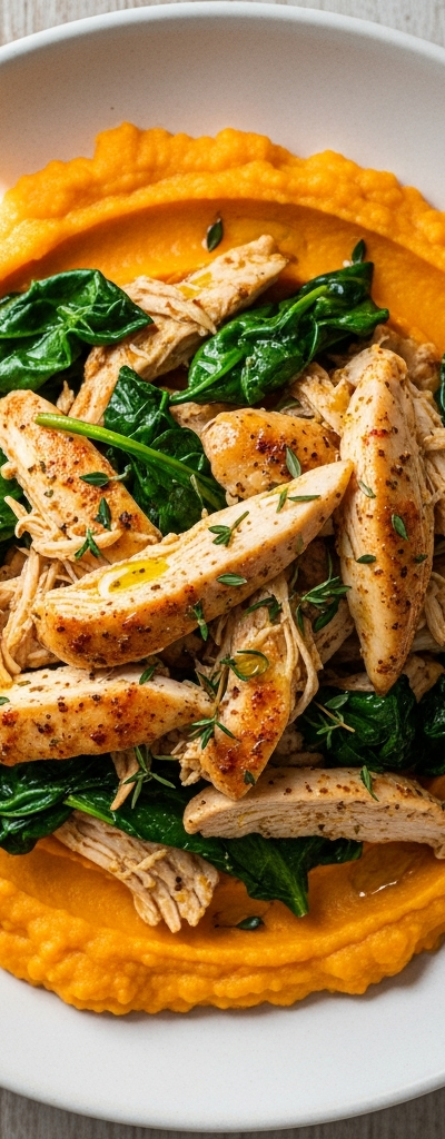 Sweet Potato Chicken Mash