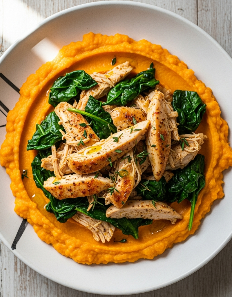 Sweet Potato Chicken Mash