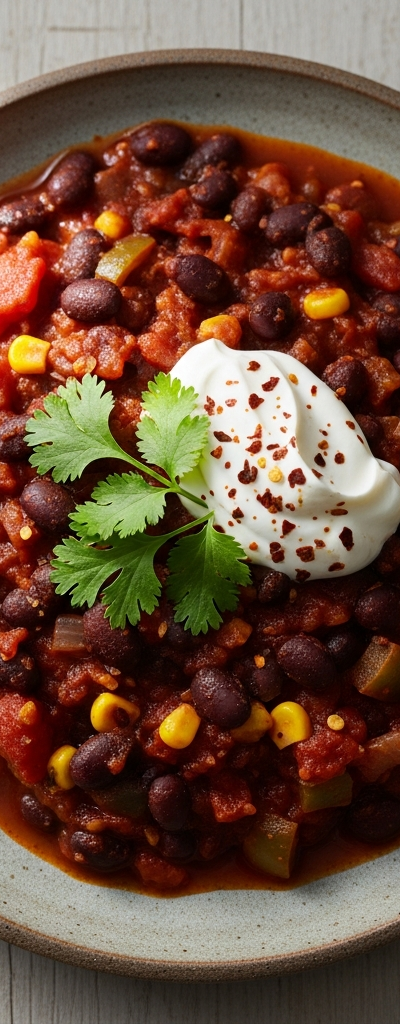 Quick Black Bean Chili