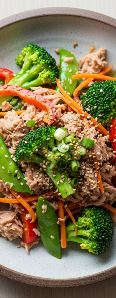 Quick Tuna Stir-Fry with Vegetables